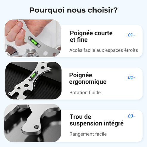 Clé de niveau multifonctionnelle salle de bain ✨Outil de salle de bain idéal parfait✨