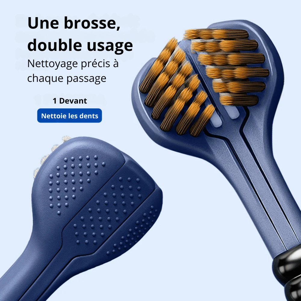 TriBrosse™ 3D | 3X plus rapide, 3X plus propre, sans effort