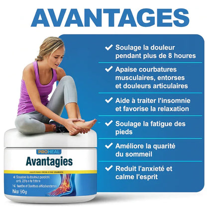 Crème Apaisante Neuropathique | Soulage les douleurs nerveuses et les engourdissements en 5 minutes! BK