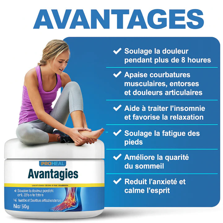 Crème Apaisante Neuropathique | Soulage les douleurs nerveuses et les engourdissements en 5 minutes!