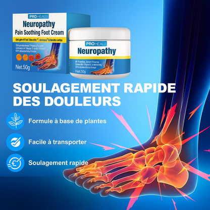 Crème Apaisante Neuropathique | Soulage les douleurs nerveuses et les engourdissements en 5 minutes!