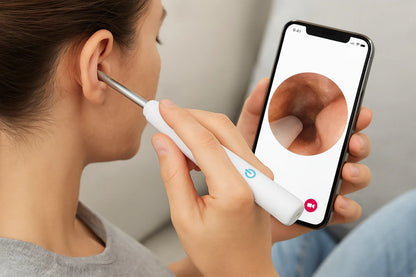 Nettoyant d'oreilles avec caméra HD intégrée