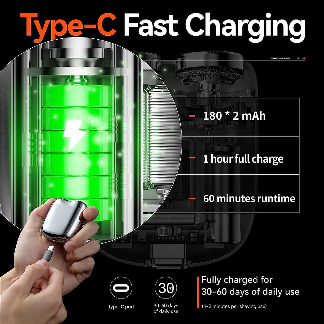 Rasoir Électrique Compact Premium